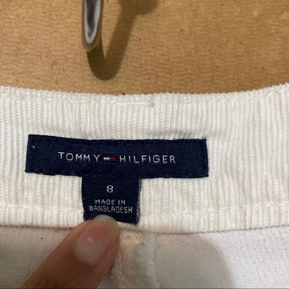 Tommy Hilfiger straight white corduroy pants - Picture 1 of 5